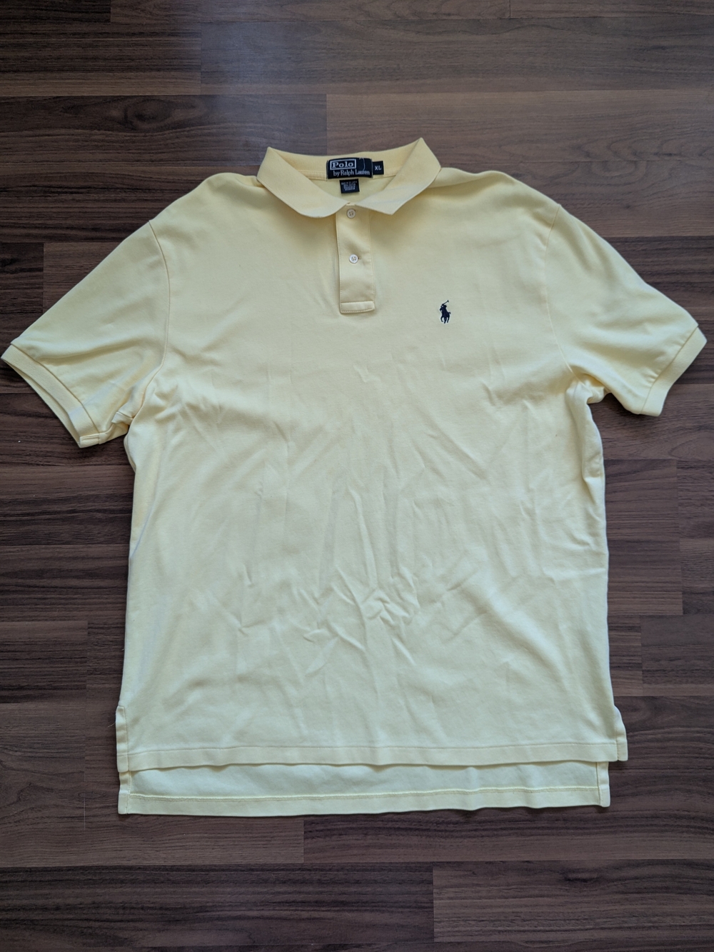 Ralph Lauren Yellow Polo Shirt - Classic Short Sleeve